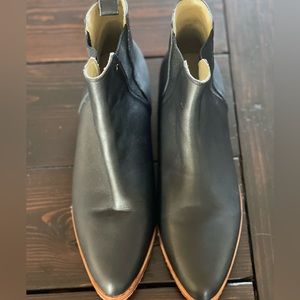 Nisolo black leather boots